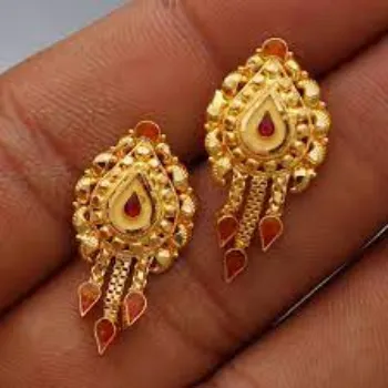 Pinkcity Export Gold Earring